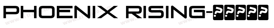 Phoenix Rising字体转换